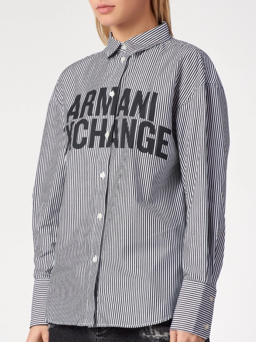 Armani Exchange striped blouse size M